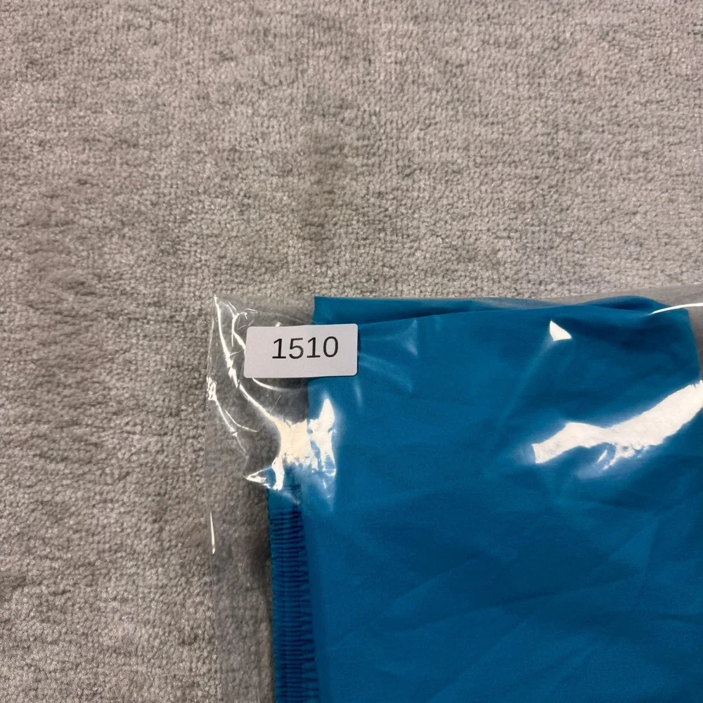 Nike Swim Trunks Mens Medium Teal Blue Logo Graphic Board Shorts 9 Inch Inseam